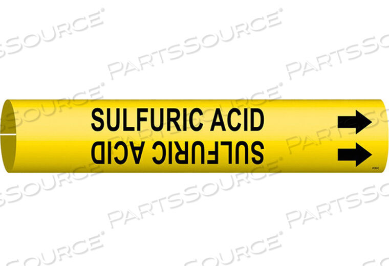 OEM#: 4136-CPIPE MARKR SULFURIC ACID 2-1/2TO3-7/8 IN by Brady Americas