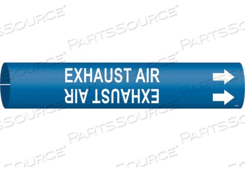 OEM#: 4181-CPIPE MARKER EXHAUST AIR 2-1/2TO3-7/8 IN by Brady Americas