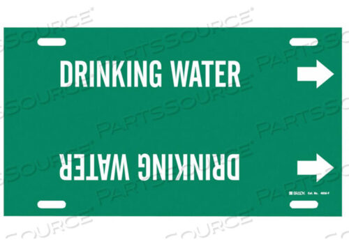 OEM#: 4056-FPIPE MARKR DRINKING WATER GN 6TO7-7/8 IN by Brady Americas