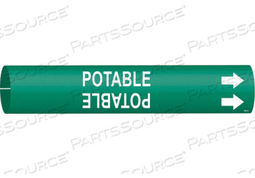 OEM#: 4261-DPIPE MARKER POTABLE GREEN 4 TO 6 IN by Brady Americas