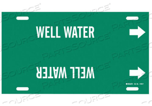 OEM#: 4156-FPIPE MARKER WELL WATER GRN 6 TO 7-7/8 IN by Brady Americas