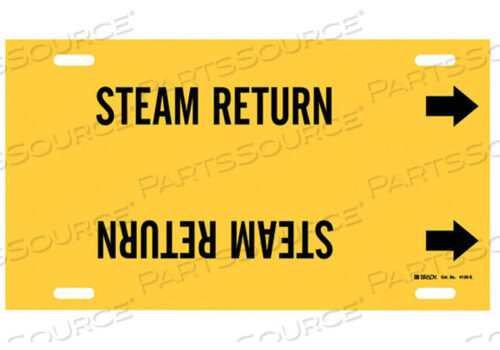 OEM#: 4130-GPIPE MARKER STEAM RETURN Y 8 TO9-7/8 IN by Brady Americas