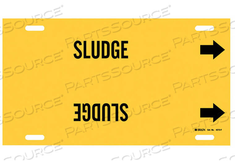 OEM#: 4273-FPIPE MARKER SLUDGE YELLOW 6 TO 7-7/8 IN by Brady Americas