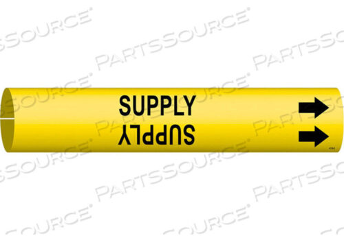 OEM#: 4138-CPIPE MARKER SUPPLY YEL 2-1/2 TO 3-7/8 IN by Brady Americas