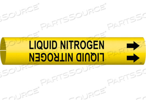OEM#: 4227-DPIPE MARKER LIQUID NITROGEN YEL 4 TO6 IN by Brady Americas