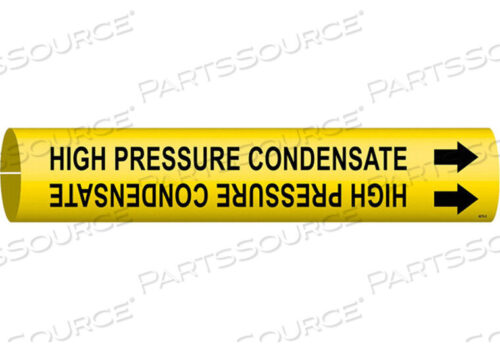 OEM#: 4076-CPIPE MARKER HIGH PRESSURE CONDENSATE YEL by Brady Americas
