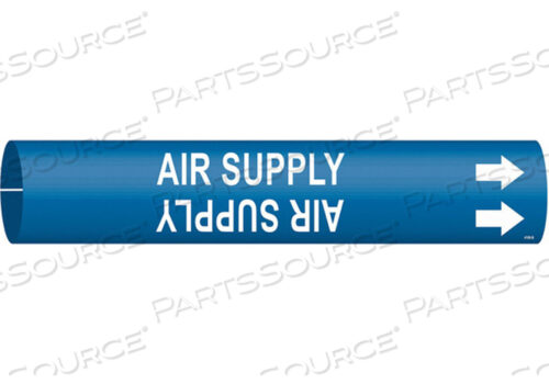OEM#: 4160-DPIPE MARKER AIR SUPPLY BLUE 4 TO 6 IN by Brady Americas