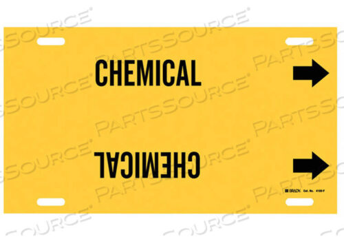 OEM#: 4169-FPIPE MARKER CHEMICAL YEL 6 TO 7-7/8 IN by Brady Americas
