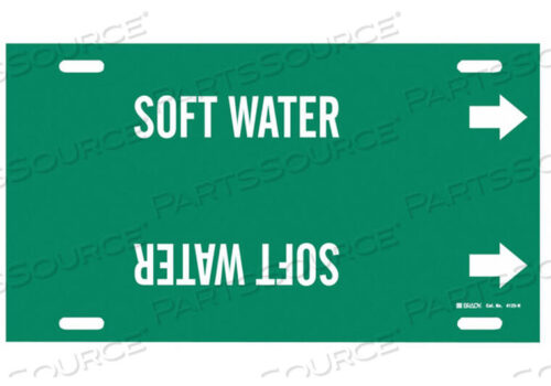 OEM#: 4125-HPIPE MARKER SOFT WATER GREEN 10 TO 15 IN by Brady Americas