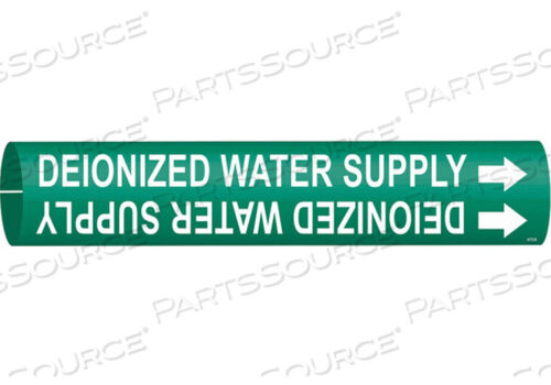 OEM#: 4173-DPIPE MRKR DEIONIZED WATER SUPPLY 4TO6 IN by Brady Americas