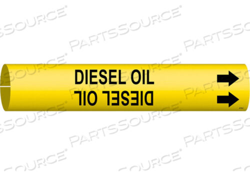 OEM#: 4174-CPIPE MARKER DIESEL OIL Y 2-1/2TO3-7/8 IN by Brady Americas