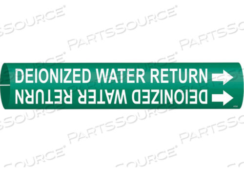 OEM#: 4172-DPIPE MRKR DEIONIZED WATER RETURN 4TO6 IN by Brady Americas