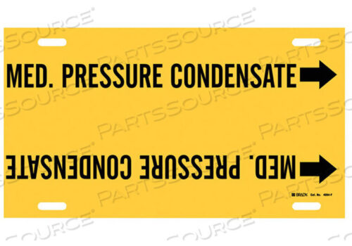 OEM#: 4094-FPIPE MARKER MED. PRESSURE CONDENSATE YEL by Brady Americas