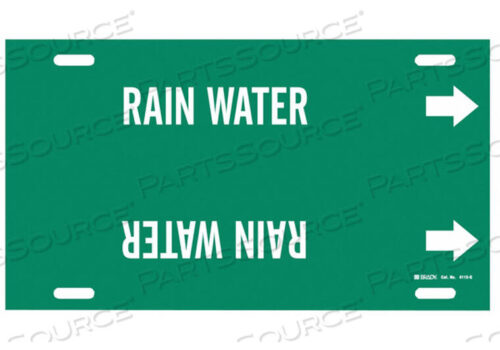 OEM#: 4115-GPIPE MARKER RAIN WATER GRN 8 TO 9-7/8 IN by Brady Americas