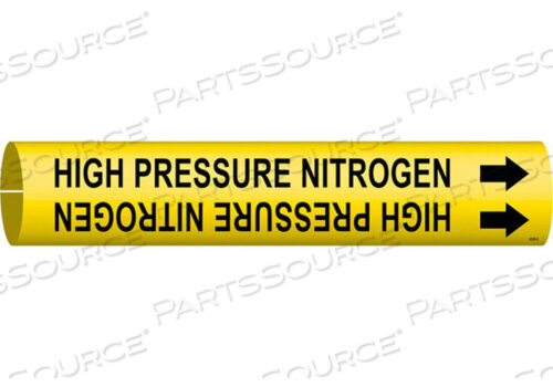 OEM#: 4195-CPIPE MARKER HIGH PRESSURE NITROGEN YEL by Brady Americas