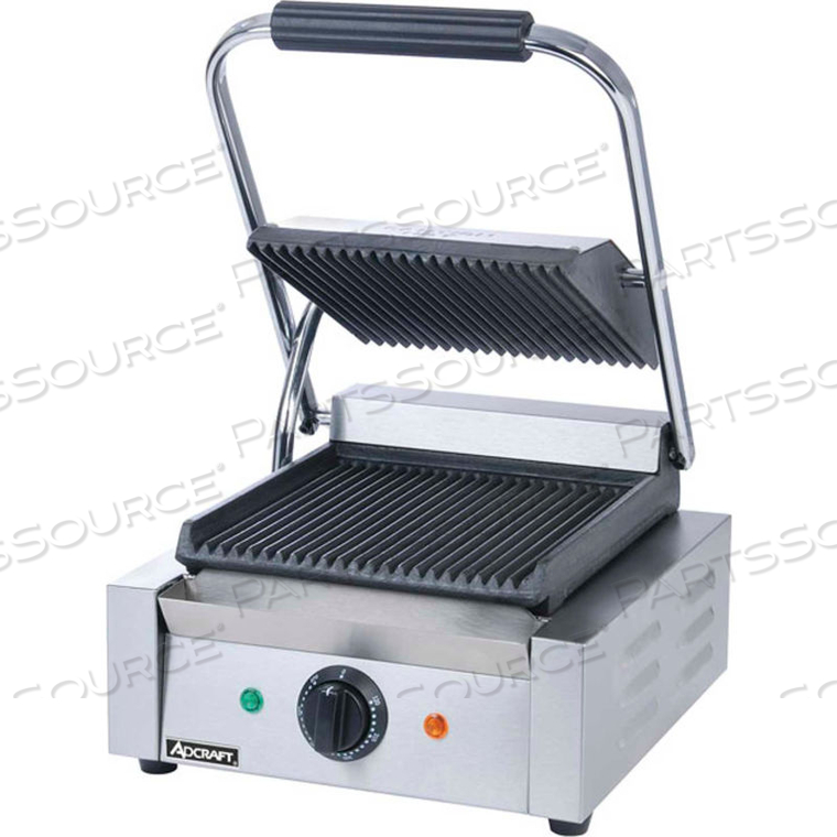 ADCRAFT - SANDWICH GRILL, W/GROOVED PLATES, 120V