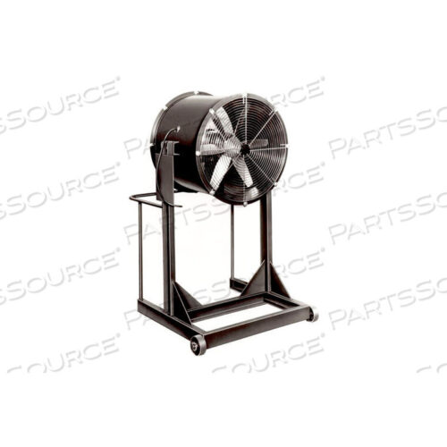 OEM#: 24DS-1H-1-TEFC24 STEEL PROPELLER FAN WITH HIGH STAND 1 HP 7350 CFM by Americraft Manufacturing Co., Inc