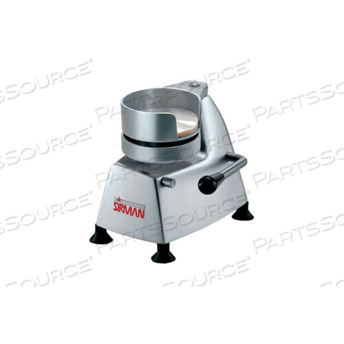 SIRMAN AP4 - MANUAL HAMBURGER PATTY PRESS, ALUMINUM & STAINLESS STEEL, 4 DIA.