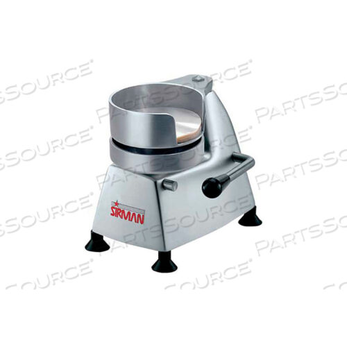SIRMAN AP5 - MANUAL HAMBURGER PATTY PRESS, ALUMINUM & STAINLESS STEEL, 5 DIA.