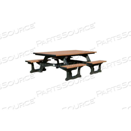 OEM#: ASM-CMT-01-BK/GNCOMMONS TABLE ADA COMPLIANT, GREEN TOP/BLACK FRAME by Polly Products