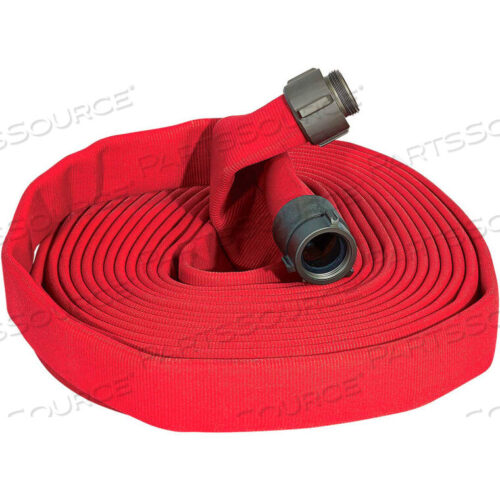 OEM#: N51H15LNR50NJAFLINE DOUBLE JACKET FIRE HOSE, 1-1/2 X 50 FT, 400 PSI, RED by Armored Textiles