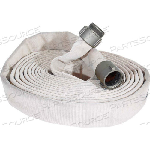 OEM#: N52H175HDW50NJAFLINE HD DOUBLE JACKET FIRE HOSE, 1-3/4 X 50 FT, 400 PSI, WHITE by Armored Textiles
