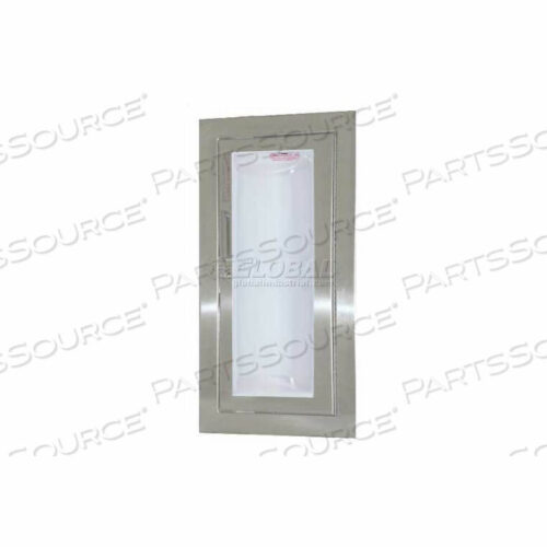OEM#: 1535G25FIRE EXTINGUISHER CABINET, CLEAR ACRYLIC BUBBLE, SAF-T-LOK, FULLY RECESSED, SS by Activar Construction Products Group