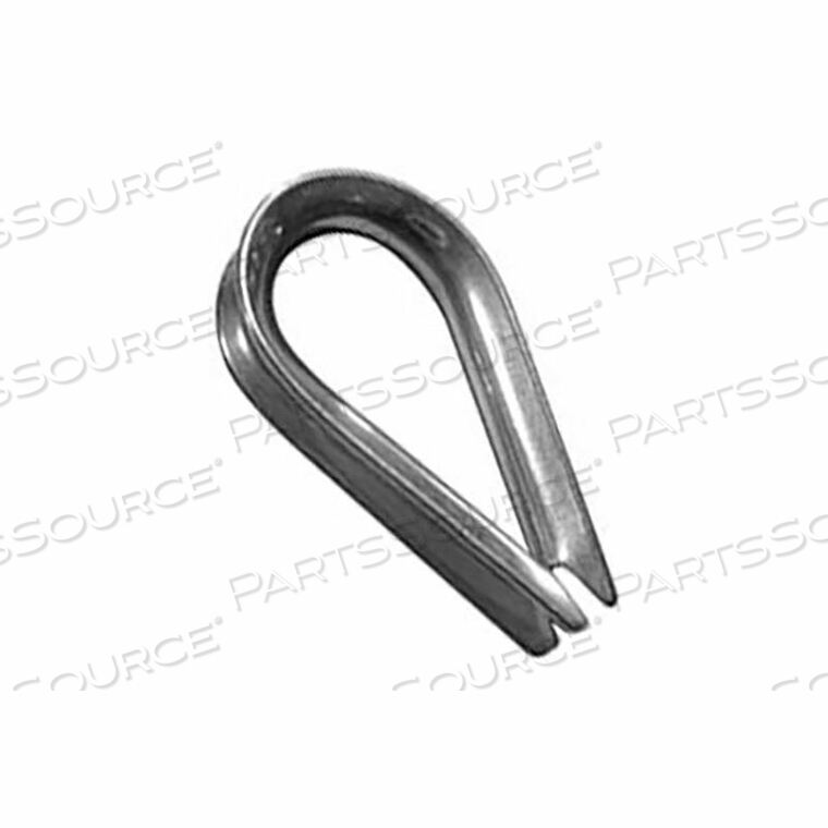 OEM#: STH125SDP6STANDARD DUTY STAINLESS STEEL WIRE ROPE THIMBLE - 1/8 DIAMETER - PACK OF 6 by Advantage Sales & Supply