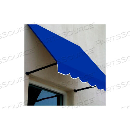 WINDOW/ENTRY AWNING 4-3/8W X 3-11/16H X 2D BRIGHT BLUE