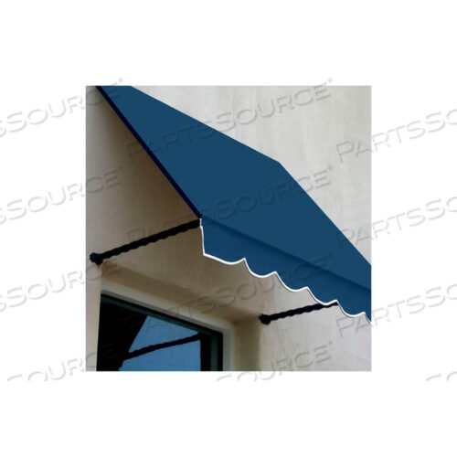WINDOW/ENTRY AWNING 4-3/8W X 3-11/16H X 2D DUSTY BLUE