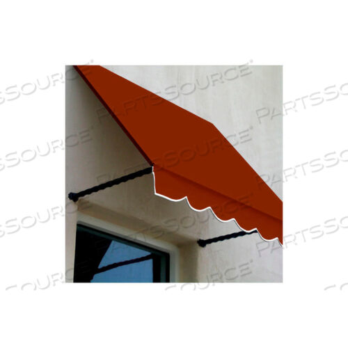 WINDOW/ENTRY AWNING 3-3/8W X 3-11/16H X 3D TERRA COTTA