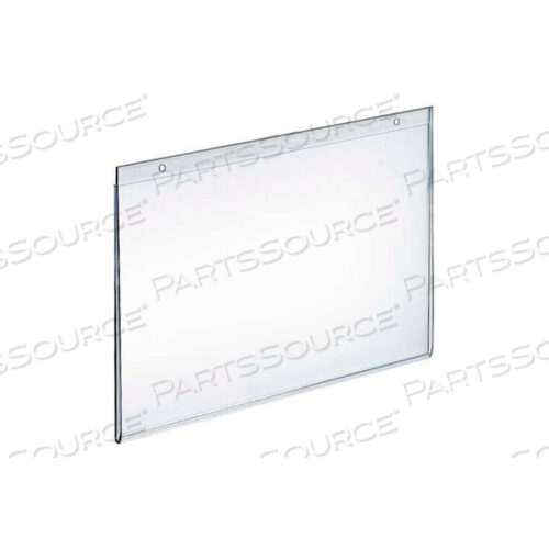 OEM#: 162713HORIZONTAL WALL MOUNT ACRYLIC SIGN HOLDER, 12 X 9, ACRYLIC - PKG QTY 10 by Azar International