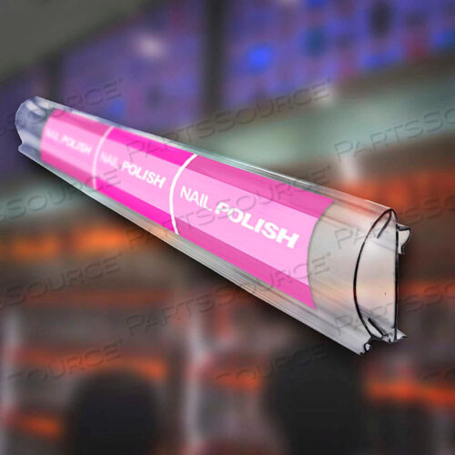 BULLNOSE FLIP UP C-CHANNEL, 23.75W X 2.25H, CLR, 10 PC