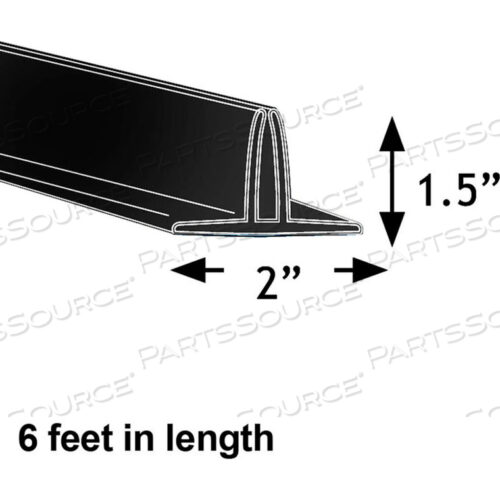 T-SIGN HOLDER, 72W X 2D X 1-1/2H