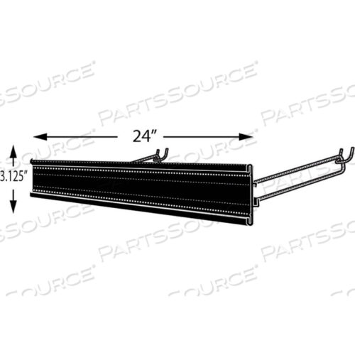 C CHANNEL, 24W X 1/4D X 3H