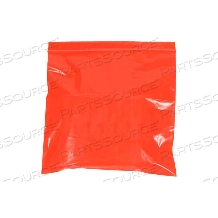 OEM#: PB3670RRECLOSABLE BAGS 12 X 15 2 MIL RED 1000 PACK by Box Packaging Inc