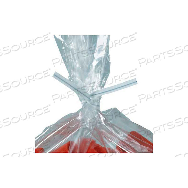 OEM#: PLT7WPLASTIC TWIST TIES 7 X 5/32 WHITE 2,000 PACK by Box Packaging Inc