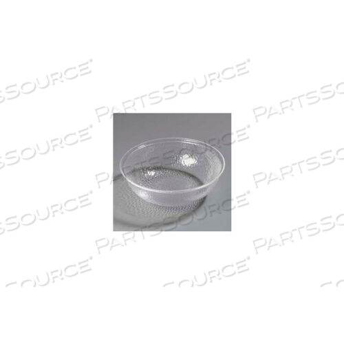 PEBBLED BOWL 4 QT., CLEAR