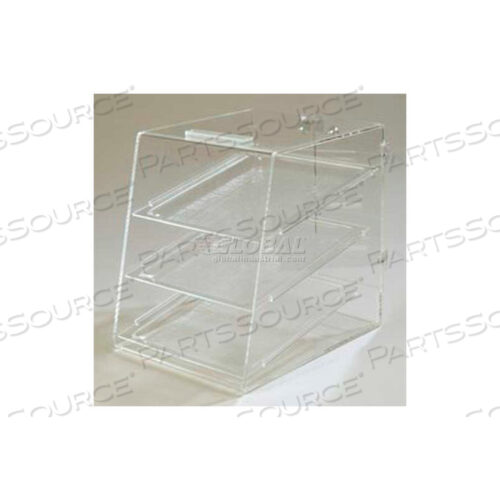 THREE TRAY BACK DOOR, 18, 14, 17-1/2, CLEAR