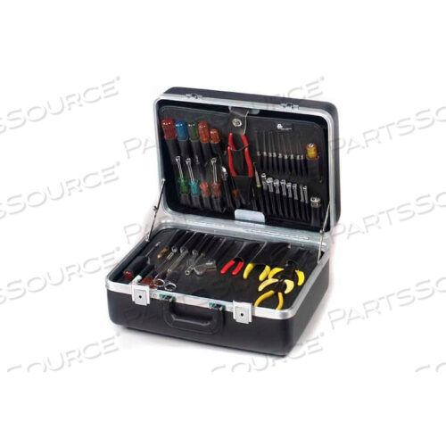 XLST75, 2 POCKET PALLET TOOL CASE, 18-1/2L X 13-1/2W X 8H, BLACK