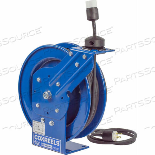 OEM#: PC13-3516-APOWER CORD SPRING REWIND REEL: SINGLE INDUSTRIAL RECEPTACLE, 35 CORD, 16 AWG by Coxreels