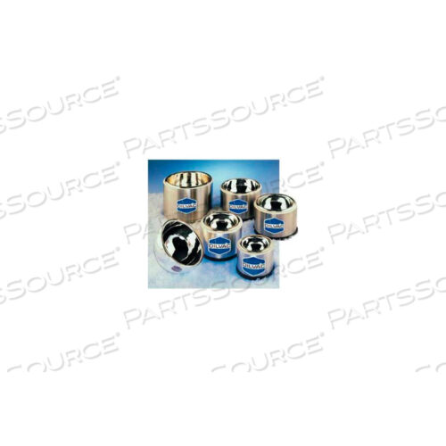 DILVAC STAINLESS STEEL CASED LOW PROFILE DEWAR FLASK, 0.17L CAPACITY, 4.2 DIAMETER