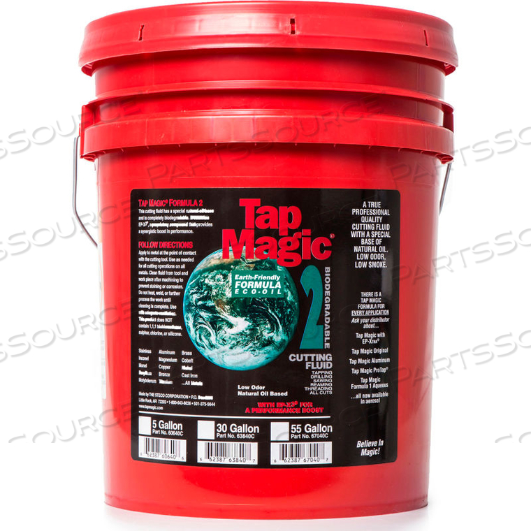 TAP MAGIC FORMULA 2 ECO-OIL CUTTING FLUID - 5 GALLON -