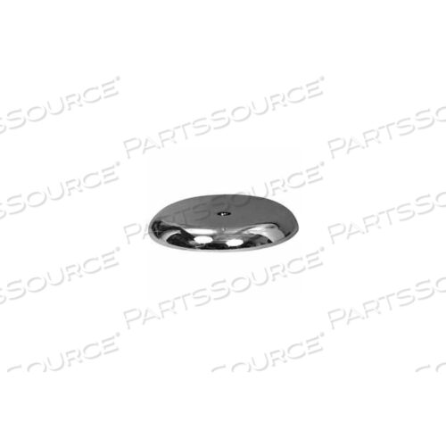 6 ROUND CHROME BASE W/ 5/8 THREADING - CHROME