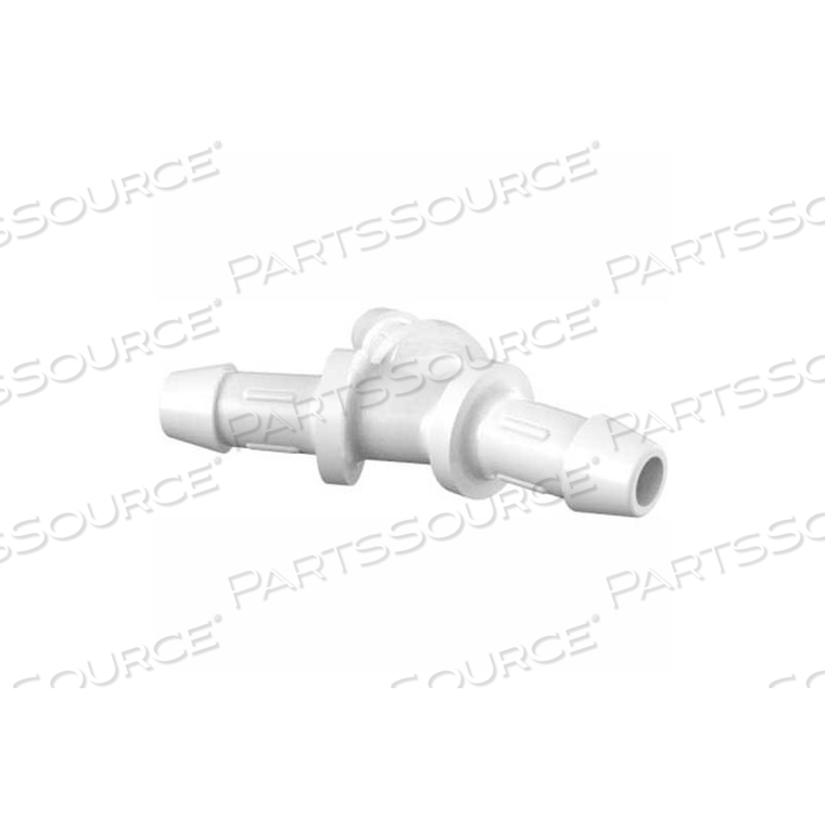 3/32 EQUAL BARBED Y-CONNECTOR, WHITE POLYPROPYLENE