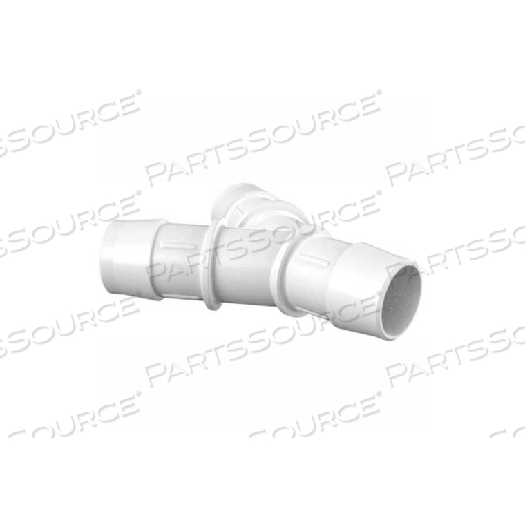 1 EQUAL BARBED Y-CONNECTOR, NATURAL KYNAR