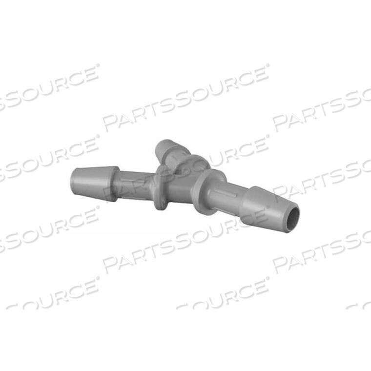 OEM#: Y0-2.5SS5/32 EQUAL BARBED Y-CONNECTOR, 316L STAINLESS STEEL by Eldon James Corporation