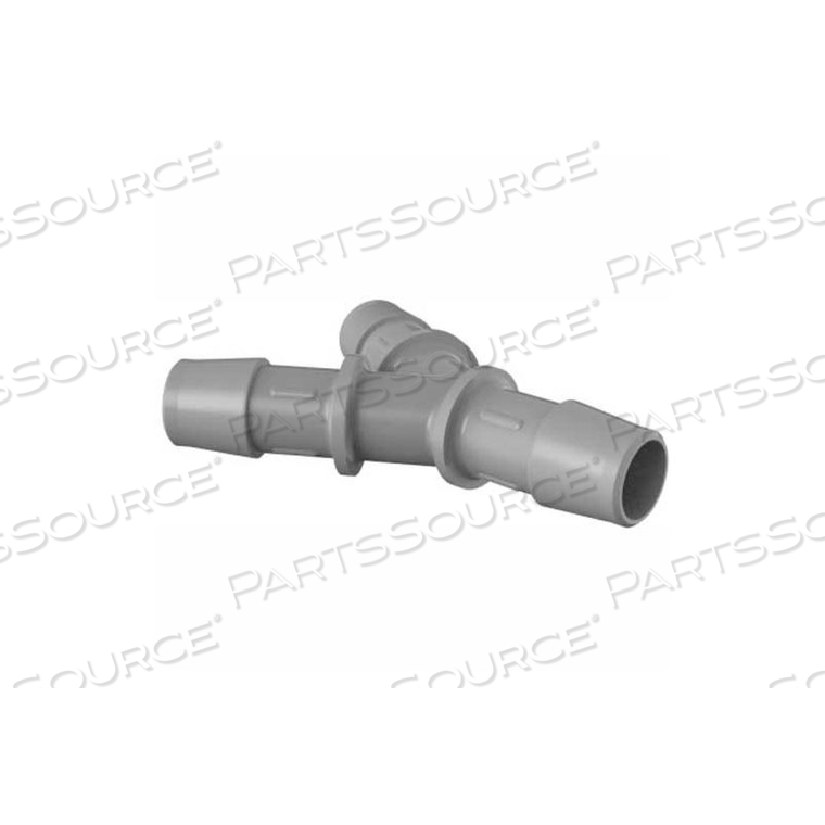1/2 EQUAL BARBED Y-CONNECTOR, 316L STAINLESS STEEL