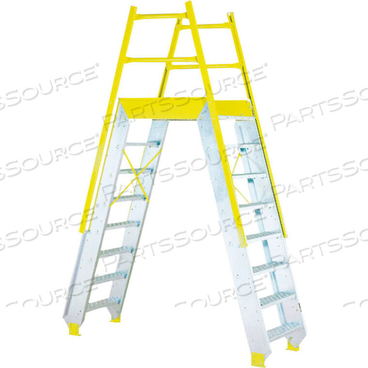 OEM#: 1524X06SHIP CROSS OVER, 29 OVERALL WIDTH, 6 STAIRS by Equipto