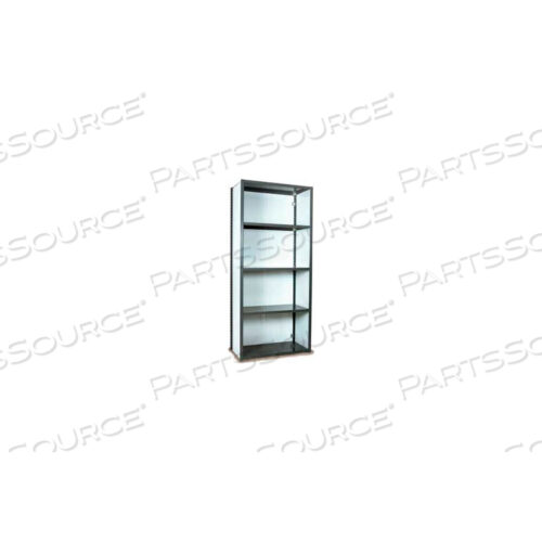 VG CLOSED SHELF STARTER UNIT - 48 W X 24 D X 84 H W/ 5 SHELVES, SMOOTH OFFICE GRAY